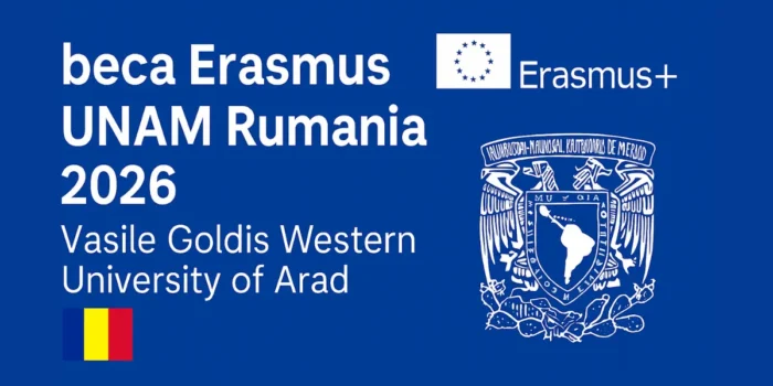 beca Erasmus UNAM Rumania 2026