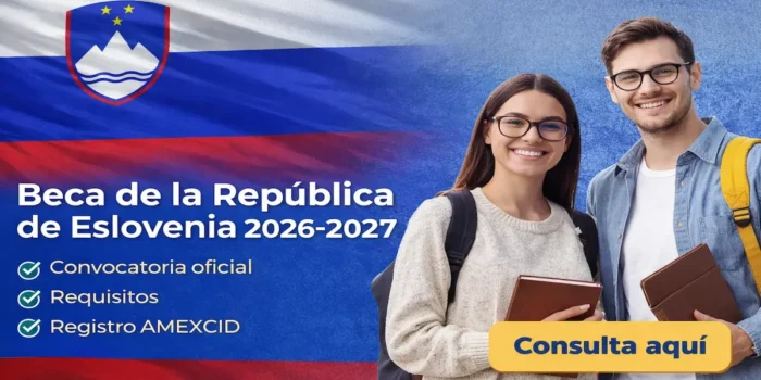 Beca de la República de Eslovenia 2026-2027