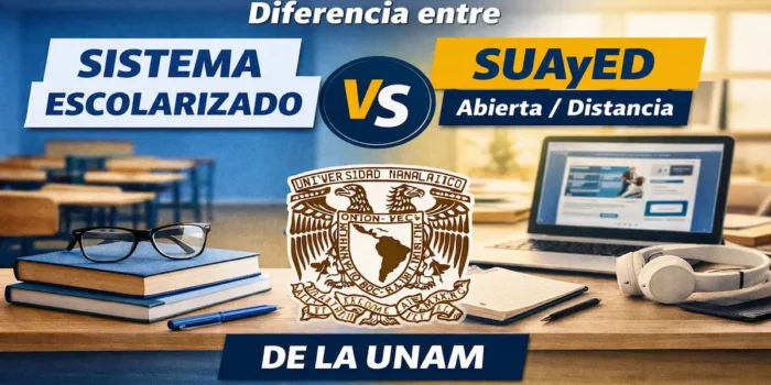 diferencia entre sistema escolarizado y SUAyED en la UNAM