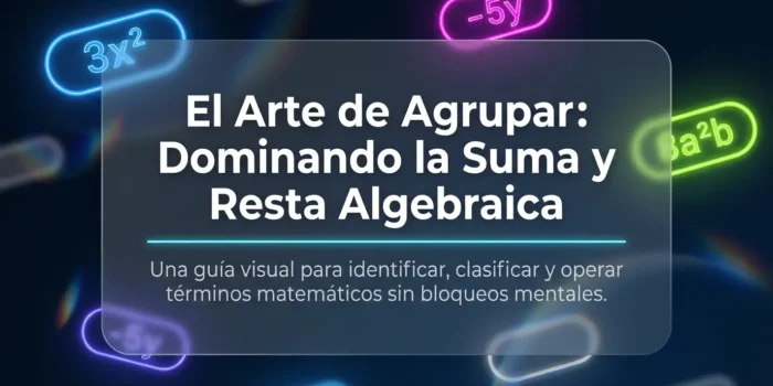 Sumas y restas algebraicas