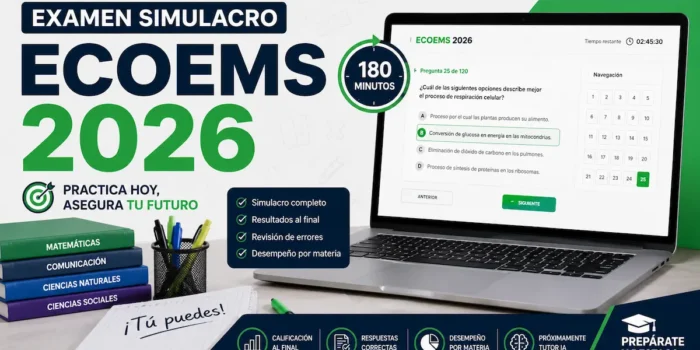 Examen simulacro ECOEMS 2026