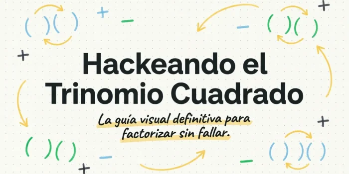 Trinomio cuadrado: guía visual para factorizar paso a paso